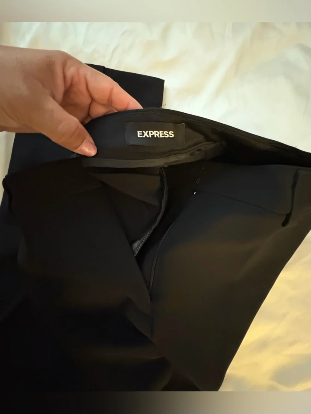Express Black Editor Straight Super High Rise. - Picture 5 of 10